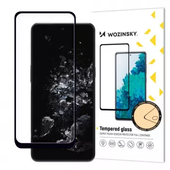 Wozinsky Full Glue gehard glas screenprotector voor OnePlus 10T / OnePlus Ace Pro, 9H hardheid, volledige dekking, zwarte rand