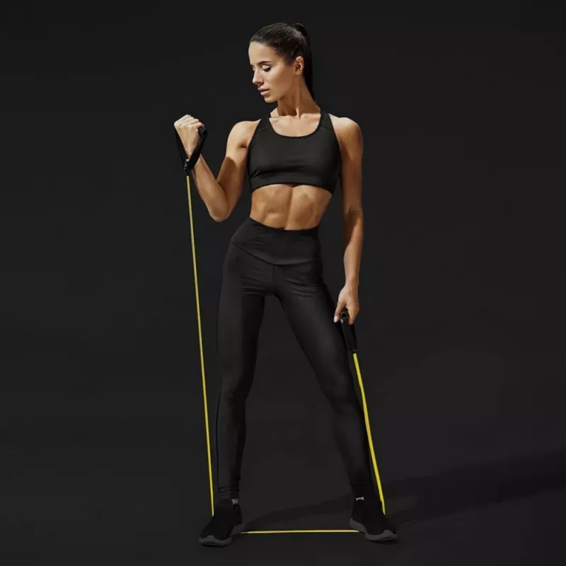Wozinsky set van 5 fitnessbanden Exercise Expander + accessoires (WRTS5-01)