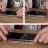 Wozinsky Super Durable Full Glue gehard glas volledige screenprotector met Frame Case Friendly voor Samsung Galaxy S22 zwart