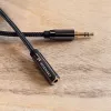 Wozinsky USB-C naar USB-C kabel 3m zwart 60W PD snelladen & datasync