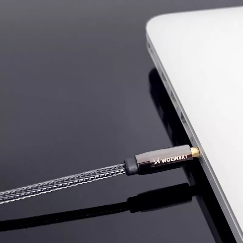 Wozinsky USB-C naar USB-C kabel 3m zwart 60W PD snelladen & datasync
