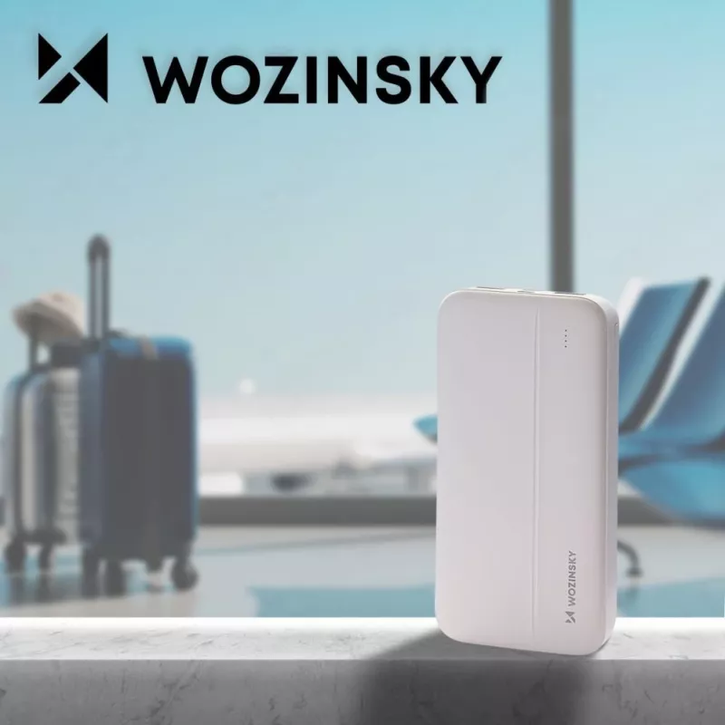 Wozinsky witte fietstas 13L waterdichte pannier