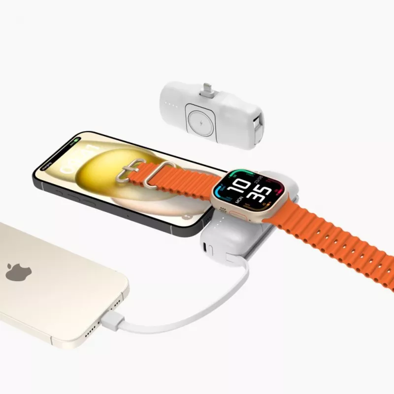 Wozinsky White Lightning (male) - 1m USB-A naar Lightning kabel, wit