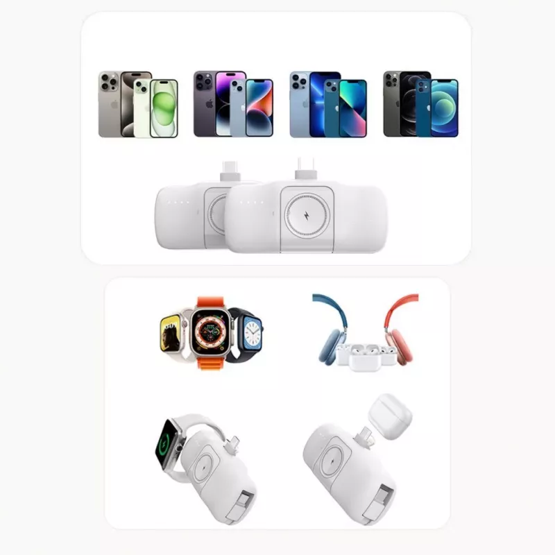Wozinsky White Lightning (male) - 1m USB-A naar Lightning kabel, wit
