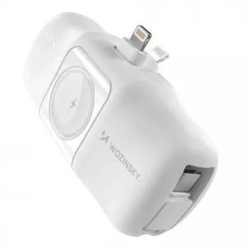 Wozinsky White Lightning (male) - 1m USB-A naar Lightning kabel, wit