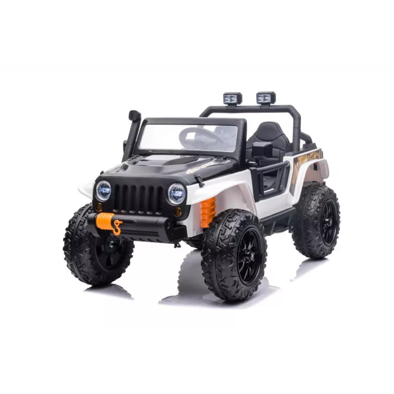 XB-1118 Accu-aangedreven auto met LED-verlichting Blauw