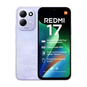 Xiaomi Redmi 17 4GB/128GB Dual SIM 4G NFC-smartphone, Lotus Purple MZB0PJOEU