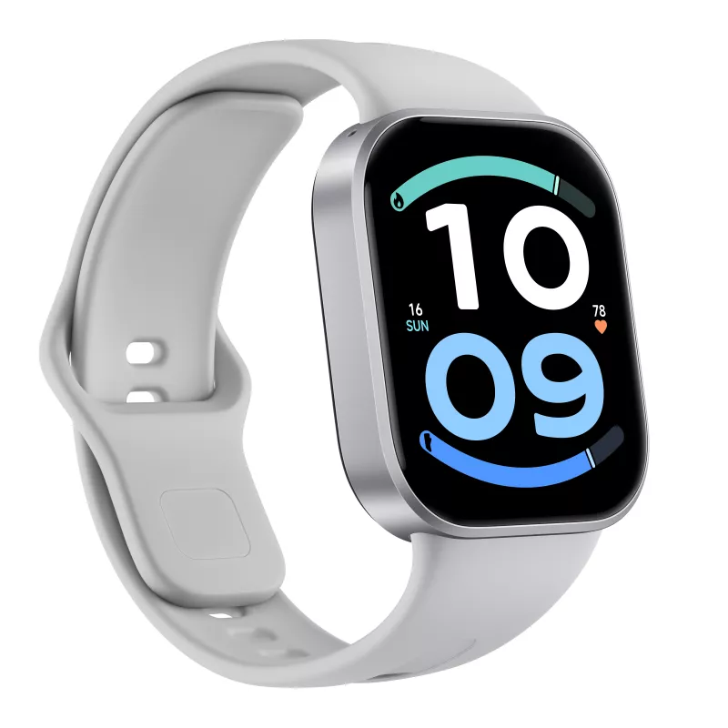 Xiaomi Redmi Watch 6 Active mat zilver smartwatch met AMOLED-display, GPS, Bluetooth-telefonie, 14 dagen accu