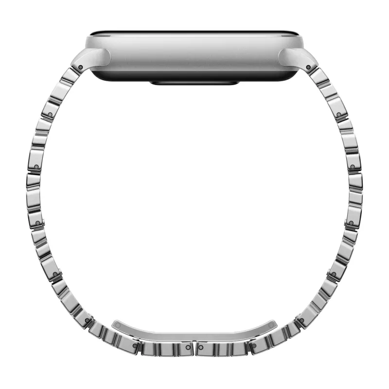 Xiaomi Smart Band 10 asymmetrisch metalen bandje – zilver