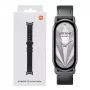 Xiaomi Smart Band 10 gebreide zijden armband - ebbenhoutzwart