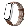 Xiaomi Smart Band 10 Gebreid Zijden Bandje - Veerbruin