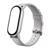 Xiaomi Smart Band 10 leren polsband - grijs