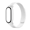 Xiaomi Smart Band 10 Magnetische Kona-Leren Bandje - Gletsjerwit