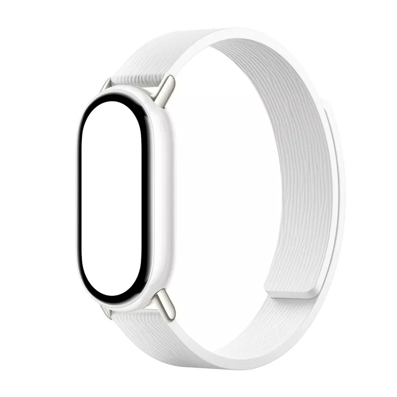 Xiaomi Smart Band 10 Magnetische Kona-Leren Bandje - Gletsjerwit