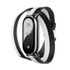 Xiaomi Smart Band 8 dubbelwikkelband - zwart en wit