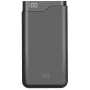 XQISIT powerbank 12.000 mAh snelladen zwart XQISIT 37828