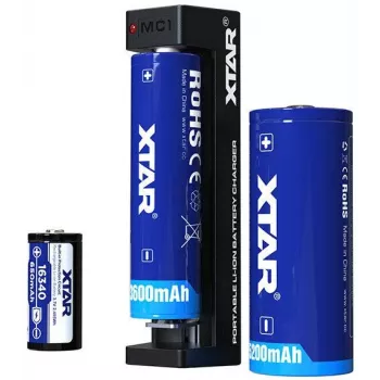 XTAR MC1 USB-C enkelvoudige li-ion-accuoplader