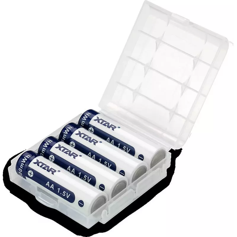 XTAR R6 AA 1.5V Li-ion 2000mAh accu's (4-pack)