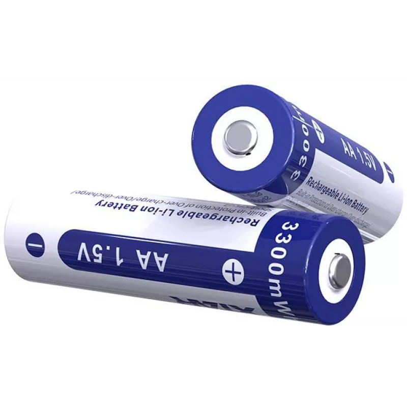 XTAR R6 AA 1.5V Li-ion 2000mAh accu's (4-pack)