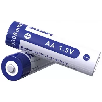 XTAR R6 AA 1.5V Li-ion 2000mAh accu's (4-pack)