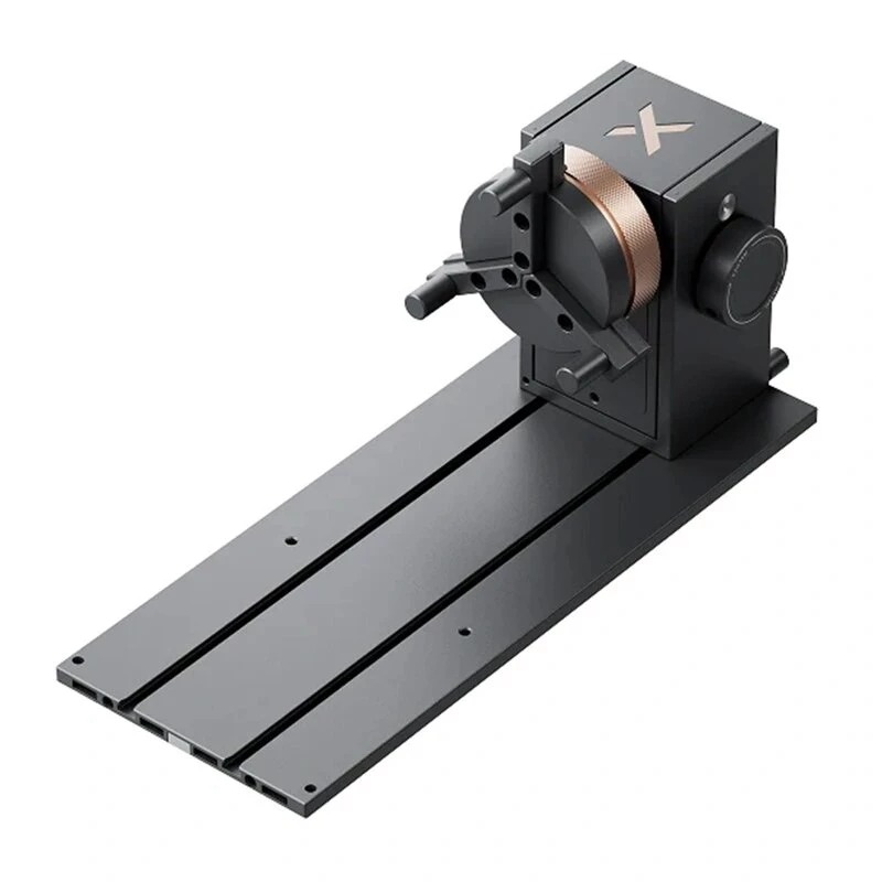 XTOOL RA3 Lite roterende adapter – 4-in-1 rotatiehulpstuk voor xTool laser graveermachine (chuck, roller, ring, kogel)