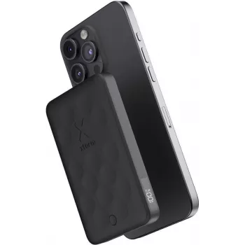 XTORM FS5 Magnetische draadloze powerbank 5000 mAh 18,5 Wh 18W PD USB-C Midnight Black