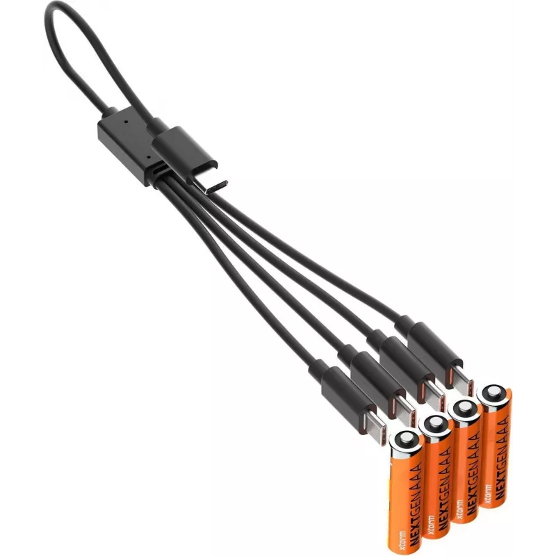 Xtorm NextGen AAA-batterijen USB-C oplaadbaar (4-pack)