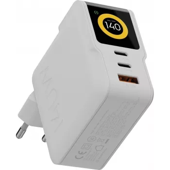 Xtorm NextGen GaN3 Ultra wandlader 140W PD 2x USB-C 1x USB-A wit XECNG1400
