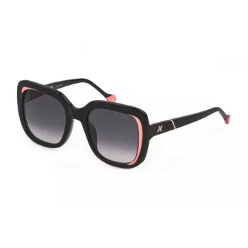 YALEA dames zonnebril SYA027N530700 - rechthoekig acetaat montuur met UV400-bescherming (53/22/140 mm)
