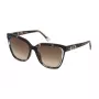 Yalea dameszonnebril SYA028N5503KA Havana acetaat montuur bruine verloopglazen 55/17/140 mm