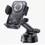 YESIDO 15W zuignap auto draadloze laadhouder zwart