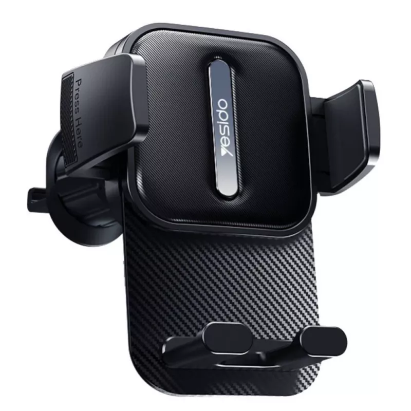 YESIDO C167 roosterclip-autohouder zwart
