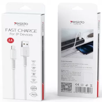 YESIDO PVC-datakabel CA120C wit