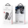 YESIDO Y55 60W snellader voor auto met USB-C naar USB-C-kabel, zwart