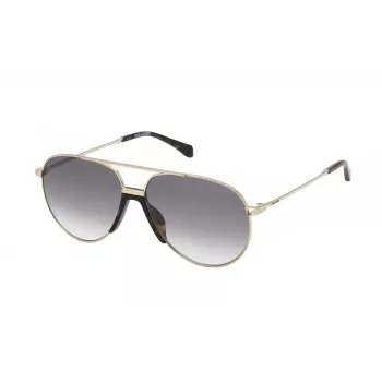ZADIG & VOLTAIRE SZV320-590300 herenzonnebril, rechthoekig, 59 mm glas, UV400