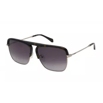 ZADIG & VOLTAIRE SZV321 zonnebril unisex Havana acetaat bruin verloop 60mm