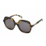 Zadig & Voltaire dames rechthoekige zonnebril SZV404-5607HL havana/bruin gradient 56mm