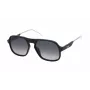 ZADIG & VOLTAIRE dames zonnebril SZV365-570700 zwart acetaat rechthoek montuur grijze polycarbonaat glazen 57mm