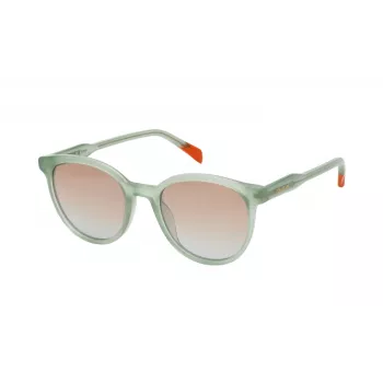 ZADIG & VOLTAIRE dameszonnebril SZV376516A8G - zwart acetaat montuur, grijze polycarbonaatglazen, 51 mm