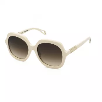 ZADIG & VOLTAIRE dames zonnebril SZV404-5606Y1 - zwart acetaat montuur, grijs verlopende glazen, UV400-bescherming