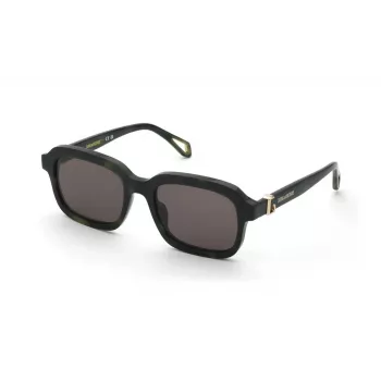 ZADIG & VOLTAIRE dameszonnebril SZV416-53092I zwart acetaat montuur grijze verloopglazen 53mm
