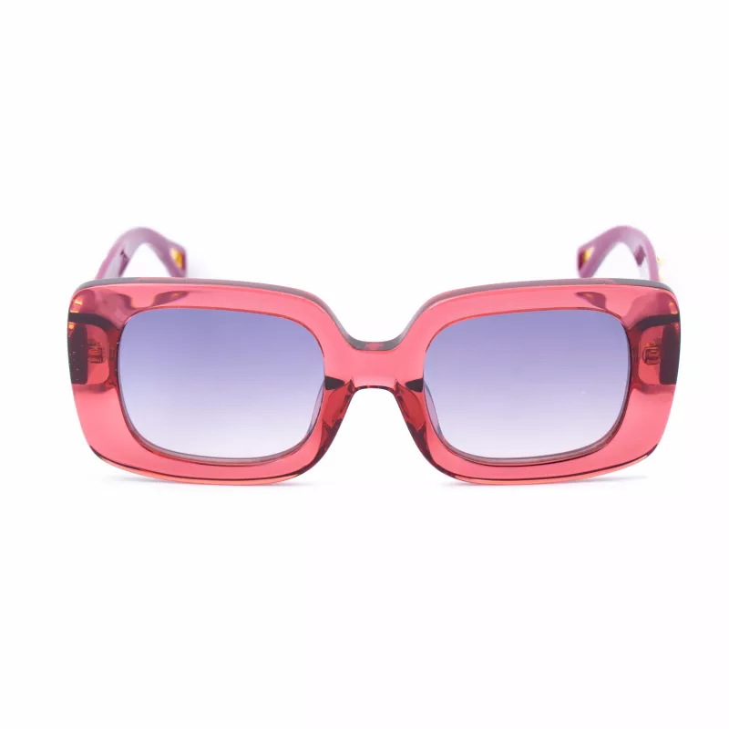 ZADIG & VOLTAIRE dames zonnebril SZV423-516MHX Havana acetaat rechthoekig 51mm