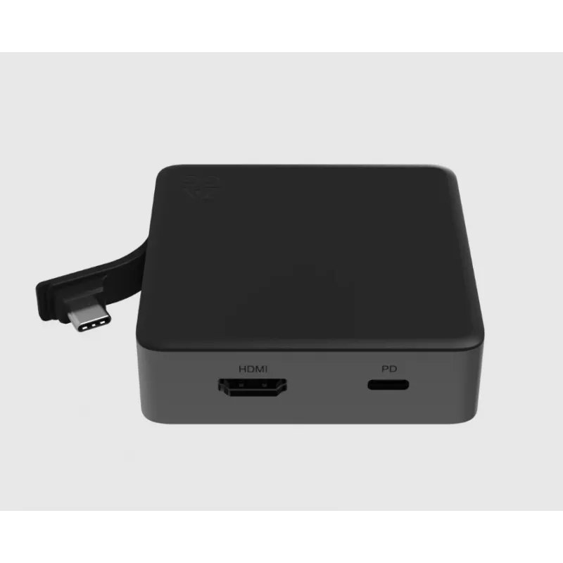 ZAGG 4-poorts hub zwart/grijs