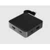 ZAGG 4-poorts hub zwart/grijs