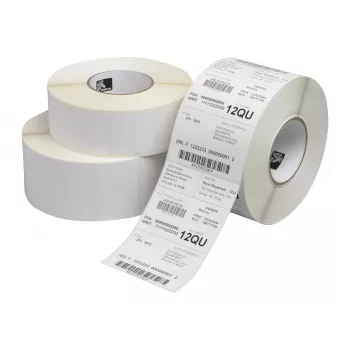 Zebra Z-Perform 1000T thermotransfer etiketten van papier – 29 x 10 mm, mat, permanent acryl, wit (6341 per rol)