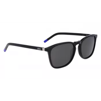 ZEISS MAN ZS22511S54180 zonnebril - rechthoekig acetaat montuur met grijze glazen