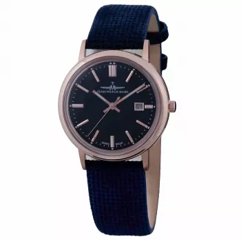 ZENO MAN ZE5177-3 automatisch horloge 38mm zwarte wijzerplaat leren band