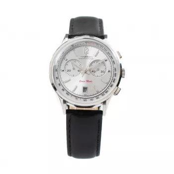 ZENO MAN ZE5181-1 automatisch horloge 40 mm zwarte wijzerplaat lederen band