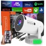 ZENWIRE K400 mini-projector Android WiFi Full HD Bluetooth met accu