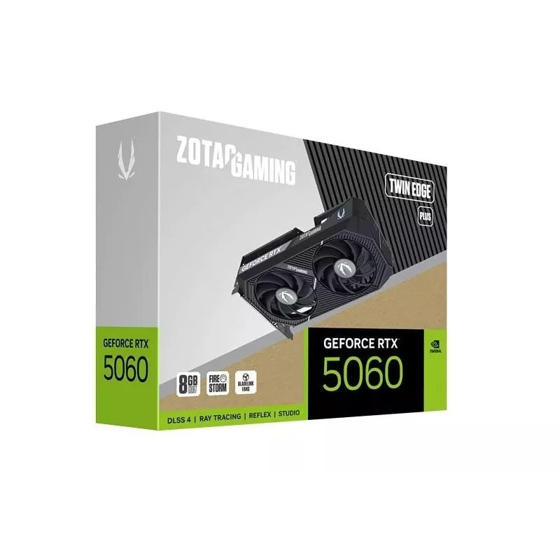 ZOTAC GAMING GeForce RTX 5060 Twin Edge PLUS 8GB GDDR7 grafische kaart
